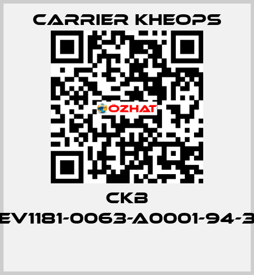 CKB CEV1181-0063-A0001-94-38  Carrier Kheops