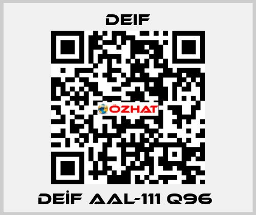 DEİF AAL-111 Q96  Deif