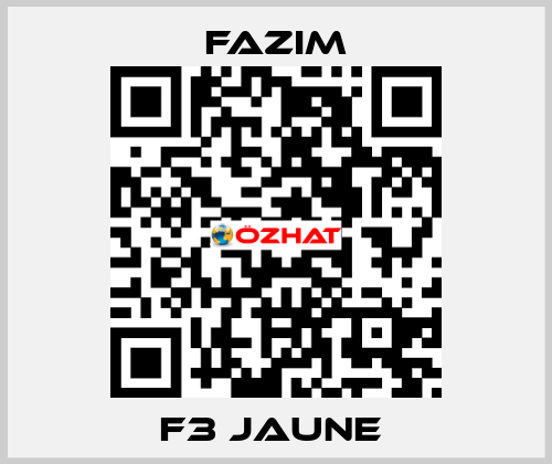 F3 JAUNE  Fazim