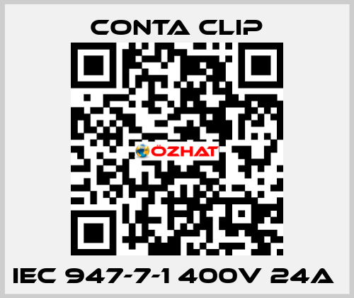 IEC 947-7-1 400V 24A  Conta Clip