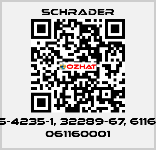 S-4235-1, 32289-67, 6116, 061160001 Schrader