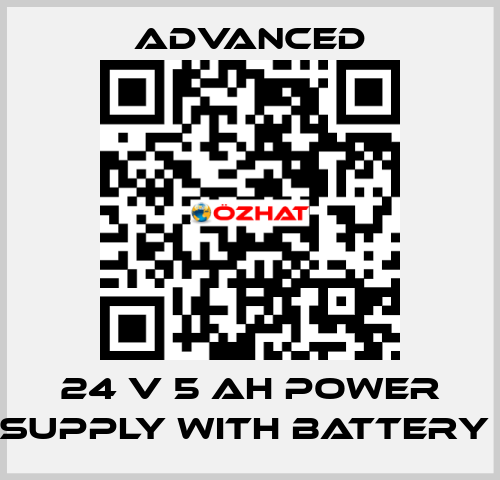 24 V 5 Ah Power Supply with Battery  Advanced