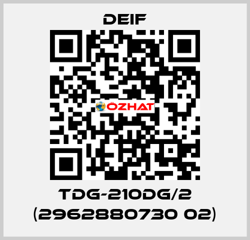 TDG-210DG/2 (2962880730 02) Deif