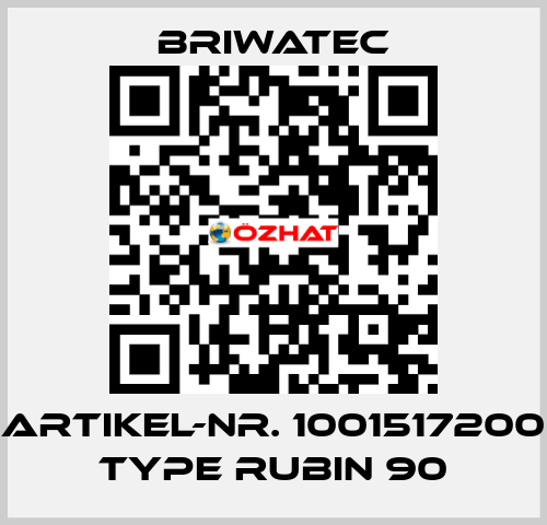 Artikel-Nr. 1001517200 Type RUBIN 90 Briwatec