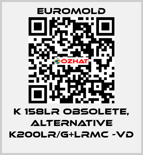 K 158LR obsolete, alternative K200LR/G+LRMC -VD EUROMOLD