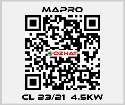 CL 23/21  4.5KW Mapro