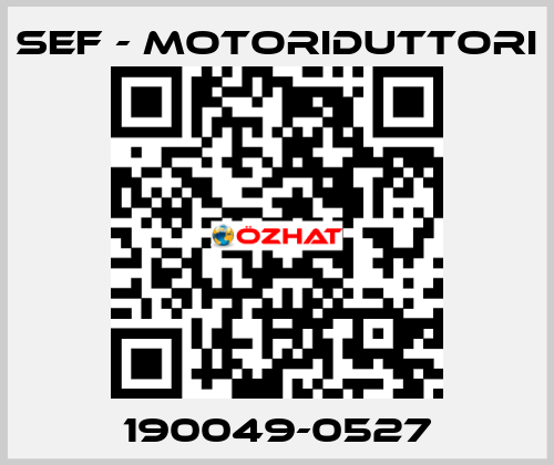 190049-0527 SEF - MOTORIDUTTORI