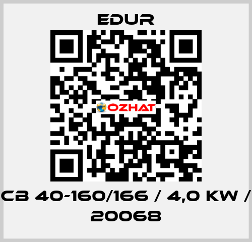 CB 40-160/166 / 4,0 KW / 20068 Edur