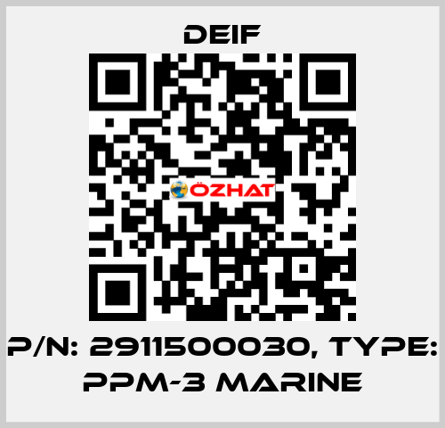 P/N: 2911500030, Type: PPM-3 Marine Deif