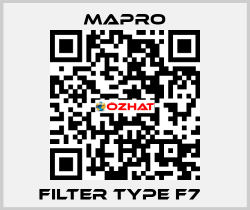 Filter type F7   Mapro