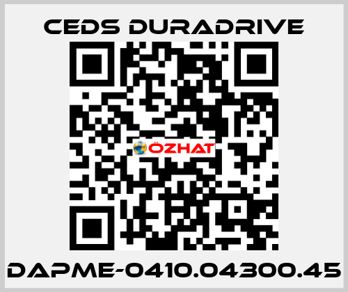 DAPME-0410.04300.45 Ceds Duradrive