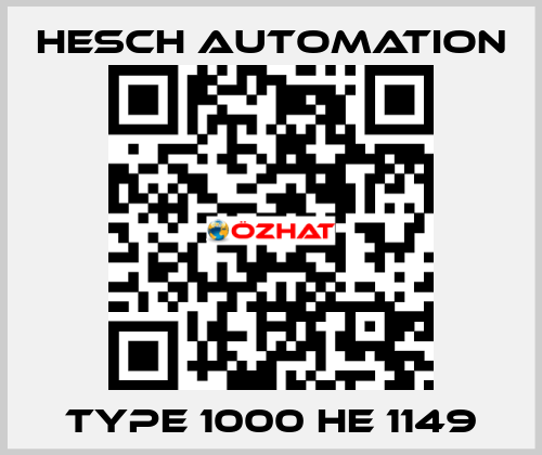 TYPE 1000 HE 1149 Hesch Automation