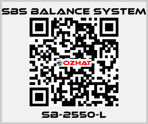 SB-2550-L SBS BALANCE SYSTEM