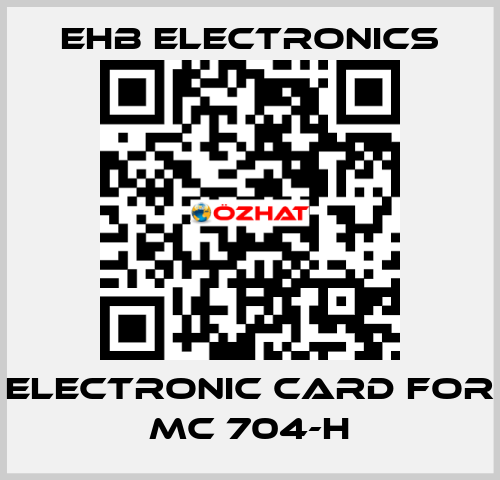 electronic card for MC 704-H ehb electronics