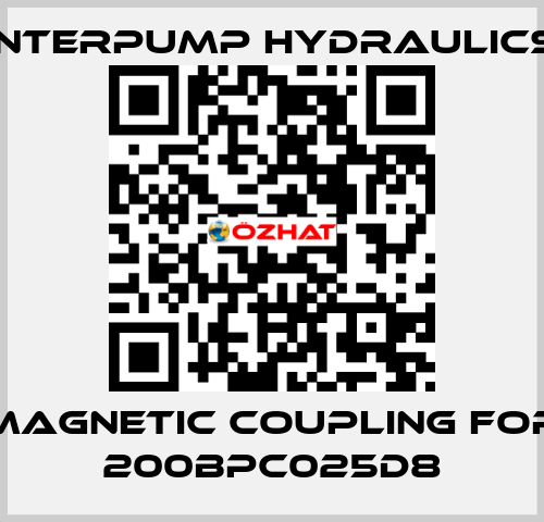 magnetic coupling for 200BPC025D8 Interpump hydraulics