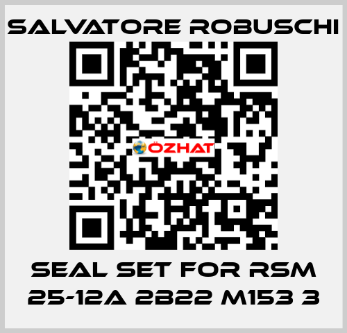 seal set for RSM 25-12A 2B22 M153 3 SALVATORE ROBUSCHI