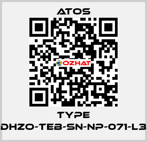 Type DHZO-TEB-SN-NP-071-L3 Atos