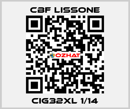 CIG32XL 1/14 CBF LISSONE