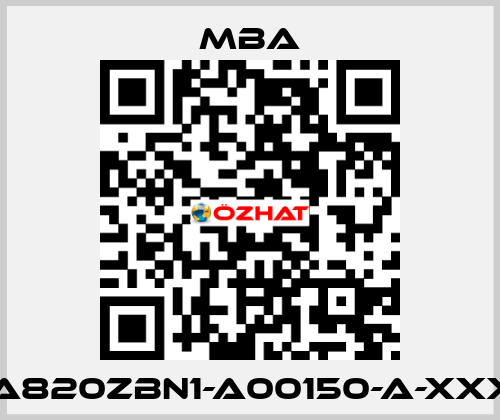 MBA820ZBN1-A00150-A-XXXXX MBA