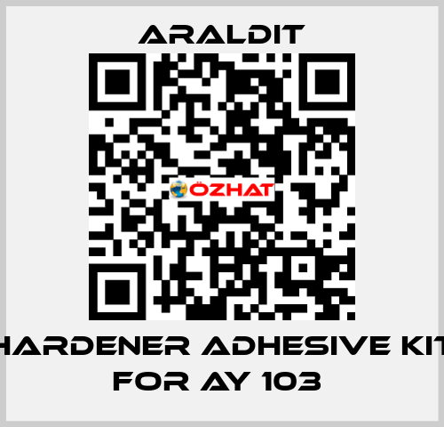 Hardener adhesive kit for AY 103  Araldit