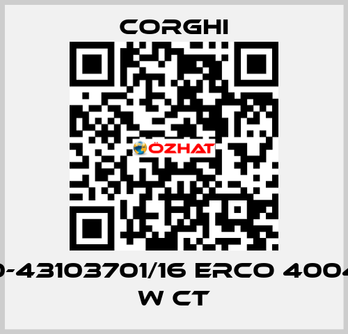 0-43103701/16 ERCO 4004 W CT Corghi