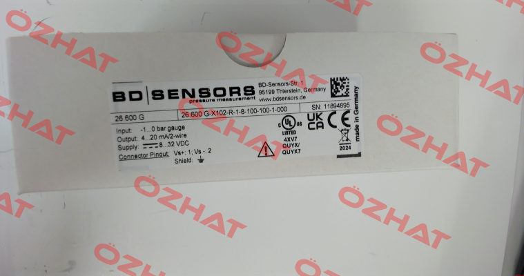 26.600 G-X102-R-1-8-100-1-000 Bd Sensors