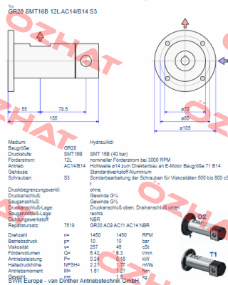 GR20 SMT 16B 12L AC14/B14 S3 Settima