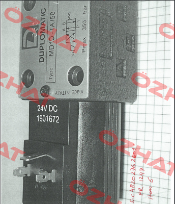 MD1D-TA/50 replaced by DS3-TA/10N-D00 old code / new code  DS3.TA Duplomatic