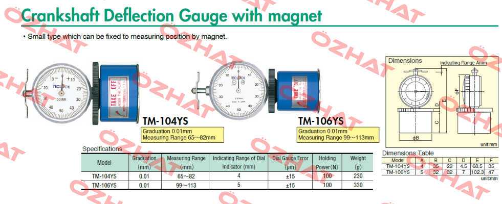 TM-104YS Teclock