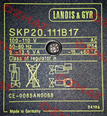 SKP20.111B17 obsolete, replacement SKP25.001 E1  Siemens (Landis Gyr)