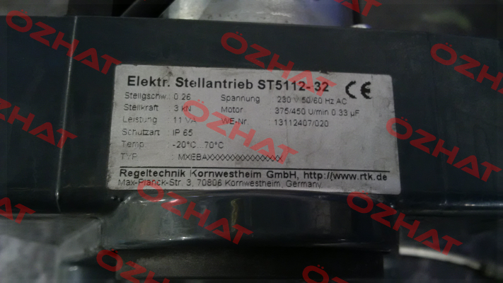 ST5112-32 - obsolete, replaced by Typ REact 30E-028 RTK