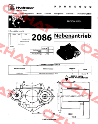 Obsolete  2086 replaced by  P82M5P10294  + 199K0300000 Hydrocar