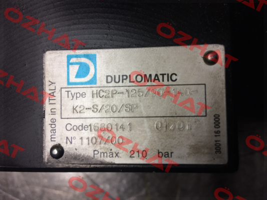 HC2P-125/90-140-K2-S/20/SP  OEM  Duplomatic