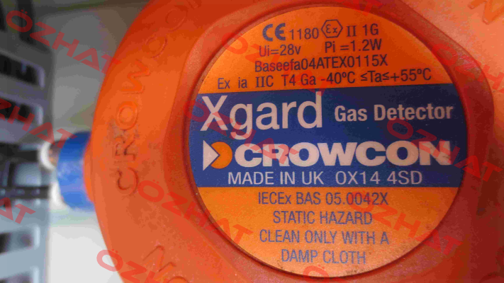 XGARD Type 1 O2 0-25% Vol  Crowcon