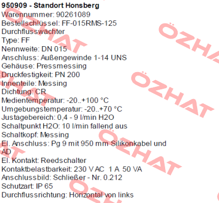 FF-015RMS-125 Honsberg