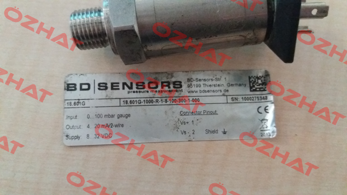 18.601G-1000-R-1-8-100-300-1-000 Bd Sensors