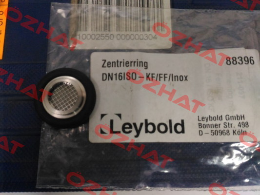 P/N: 88396 Type: DN 16 ISO-KF/FF/Inox  Leybold