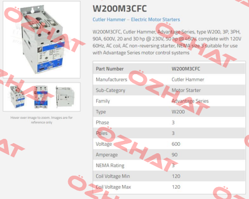 W+200M3CFC Cutler Hammer (Eaton)