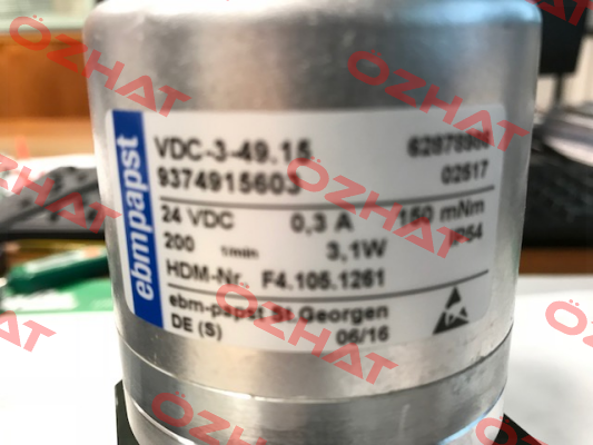 VDC-3-49.15, 9374915603 - OEM   EBM Papst