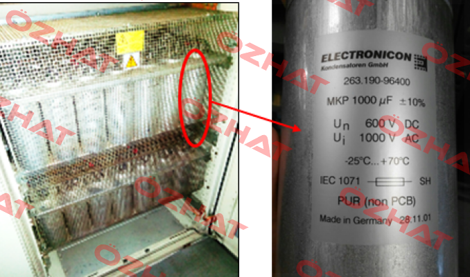 263.190-96400, obsolete replaced by E63.R24-105C20  Electronicon