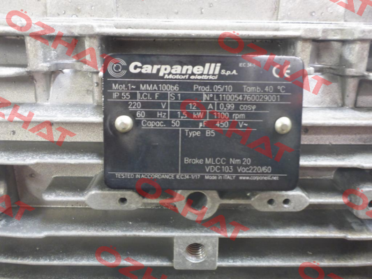 MM100L/6-BR (MMA100b/6) Carpanelli