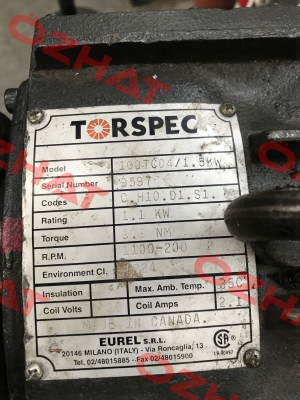 100TCD4/1.5KW TORSPEC