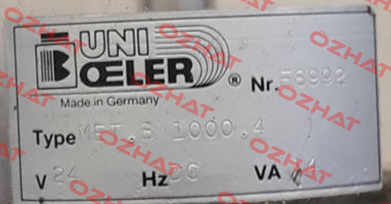 MET.B 1000.4 Uni-Oeler