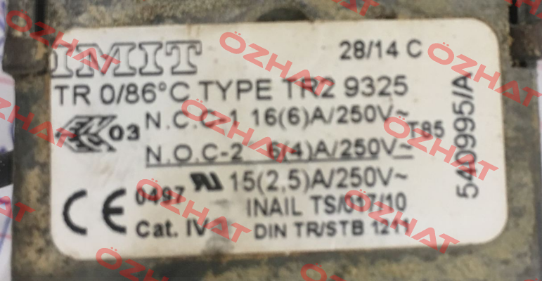 Type TR2 9325, alternative TRT TR2/711 EU and ETB LS1//971 F1 IMIT (Afriso)