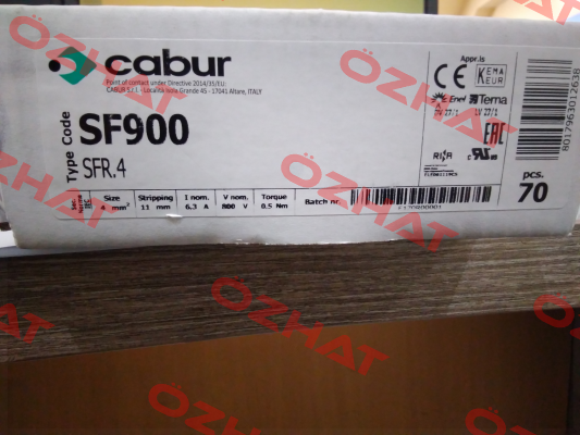 SF900 Cabur