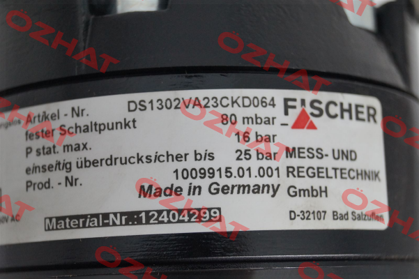 12404299 Fischer Mess Regeltechnik