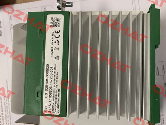 SCR CD3000S 1PH/25A/-/480V/NO/SSR/ZC/NF/EM  (new code DS102540SZ000020) CD AUTOMATION