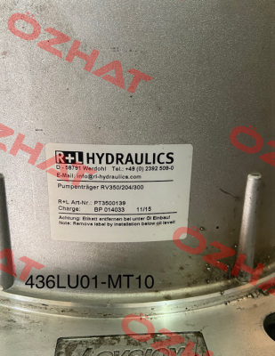 RV 350/204/300 R+L HYDRAULICS