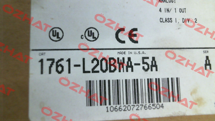 1761-L20BWA-5A Allen Bradley (Rockwell)