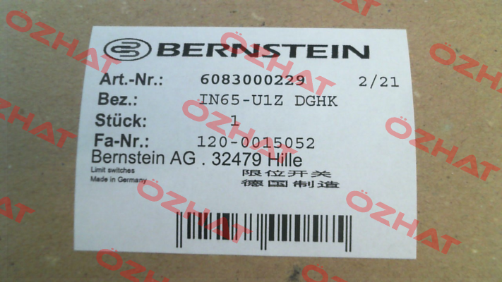 6083000229 \ IN65-U1Z DGHK Bernstein